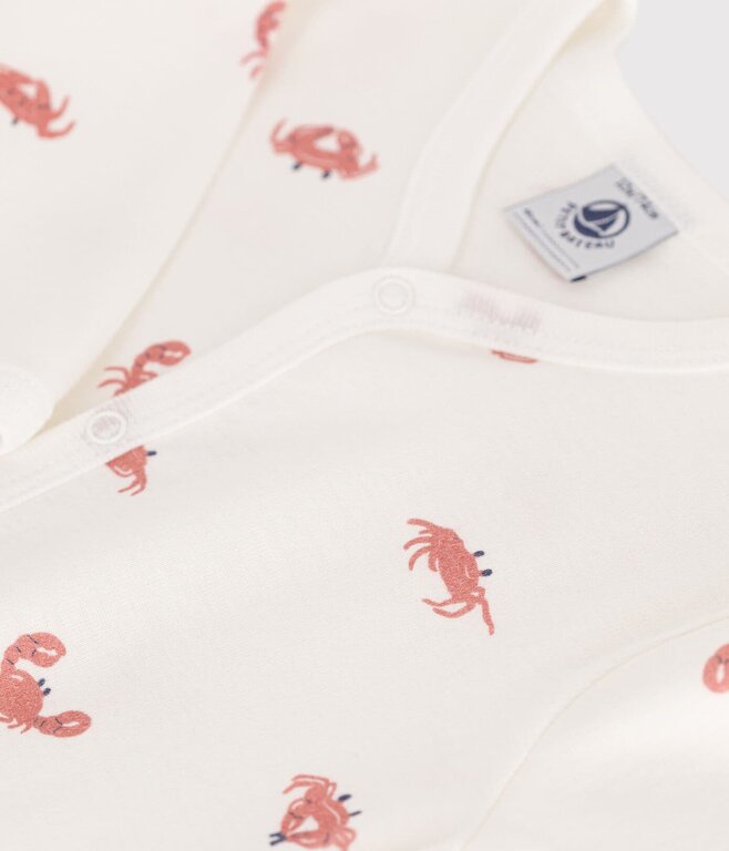 Petit Bateau Katoenen Babypyjama met Krabjesprint