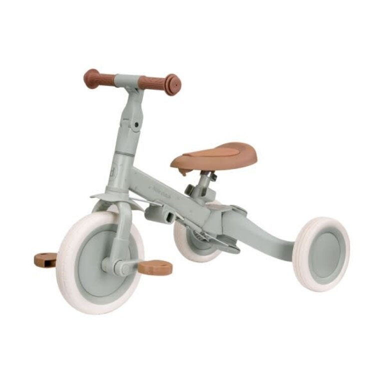 Little Dutch Driewieler Met Duwstang Groen