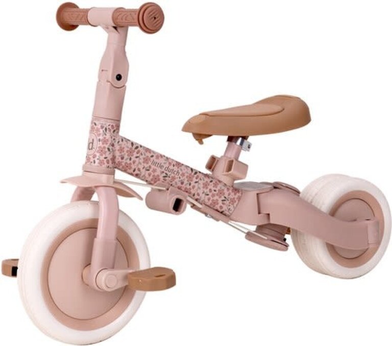 Little Dutch Driewieler Met Duwstang Fairy Floral