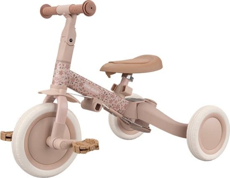 Little Dutch Driewieler Met Duwstang Fairy Floral
