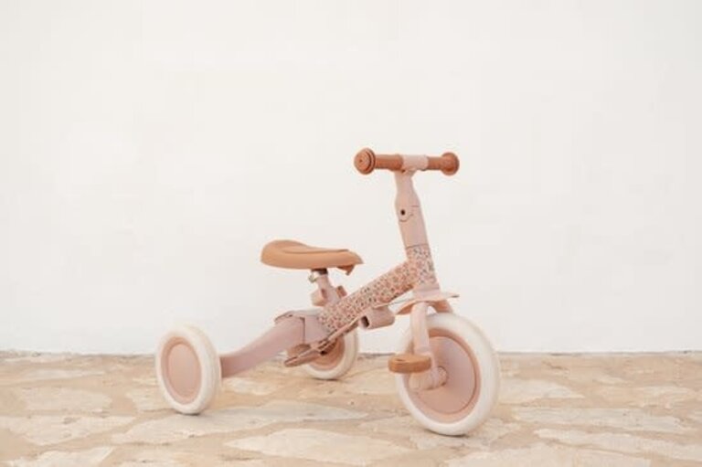 Little Dutch Driewieler Met Duwstang Fairy Floral