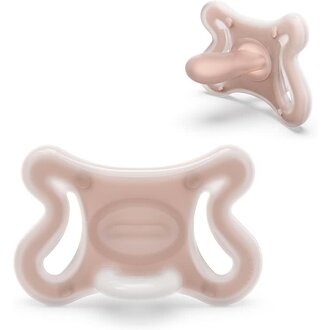 Suavinex ZERO.ZERO symmetrische fopspeen -2/2m Almond