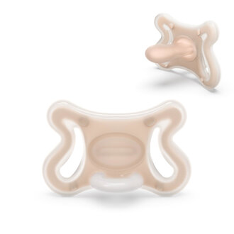 Suavinex ZERO.ZERO symmetrische fopspeen -2/2m Sand