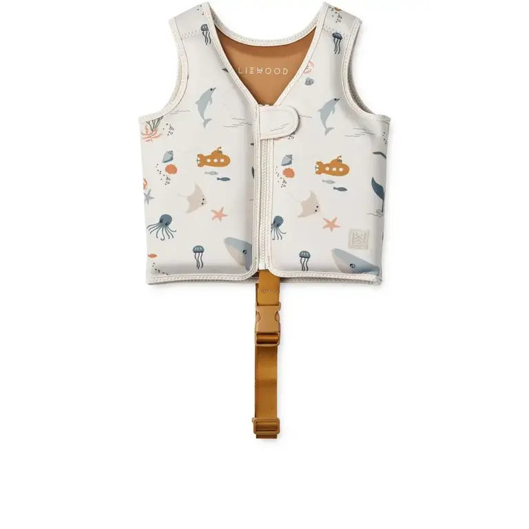 Liewood Dove Swim Vest - Sea Creature Sandy