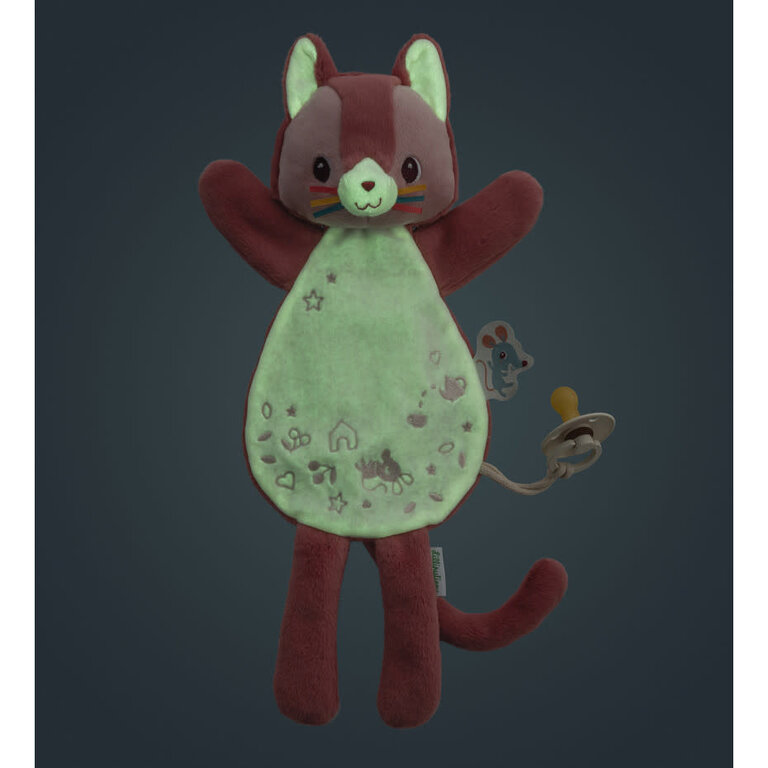 Lilliputiens Fosforescerende knuffelpop Jeanne de kat