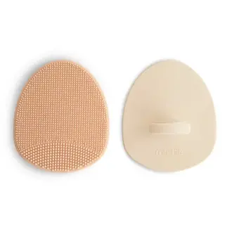 Mushie Cradle Cap  Brush- 2-Pack - Blush/Shifting Sand