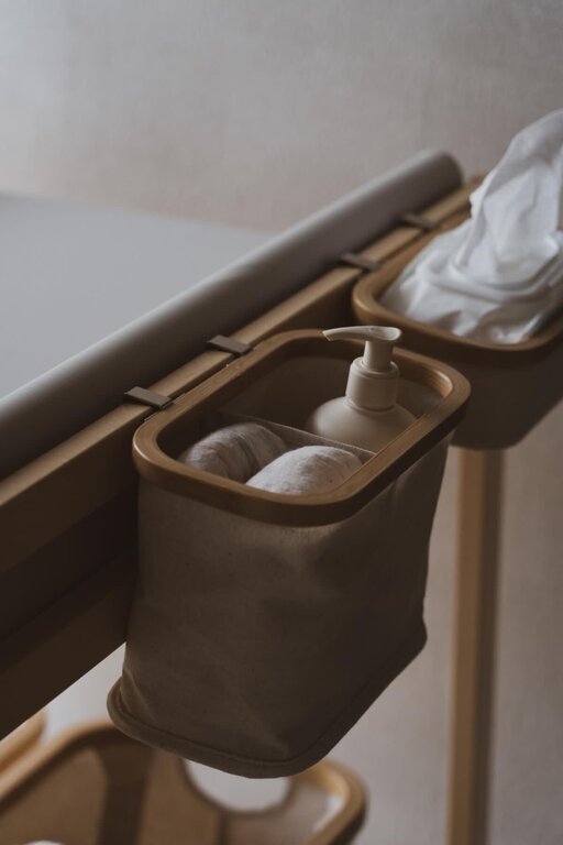 Quax Hangmand Luiertafel - Flesjes & Meer - Beige-Naturel