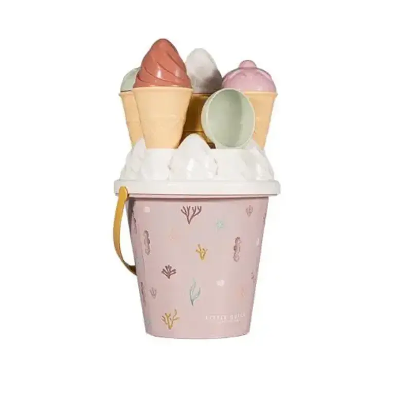 Little Dutch Ijsjes strandset Ocean Dreams Pink