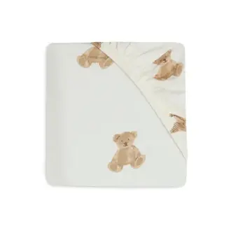 Jollein Hoeslaken Jersey 40/50x80/90cm - Teddy Bear