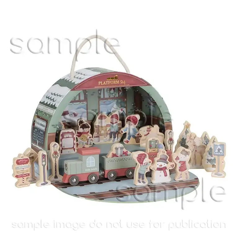 Little Dutch Advent treinbaan FSC