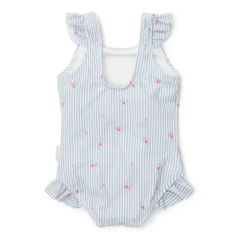 Little Dutch Badpak - Blauw - Sunny Flowers