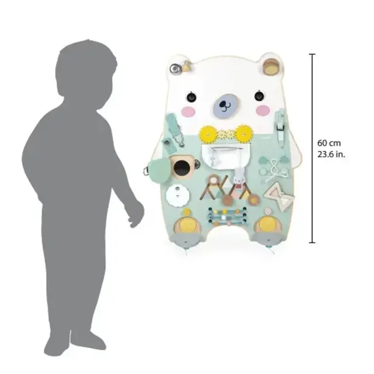 Janod Busy-board Pure Houten Beer