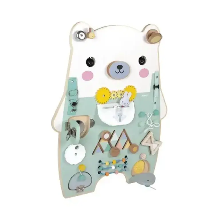 Janod Busy-board Pure Houten Beer