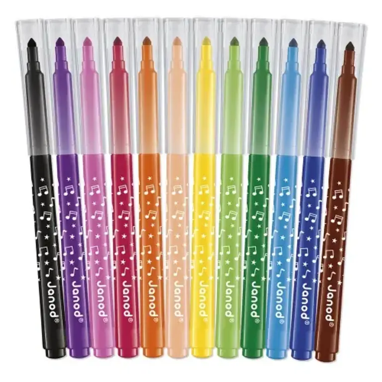 Janod Duurzame markers x12