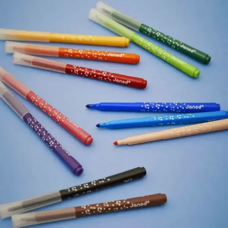 Janod Duurzame markers x12