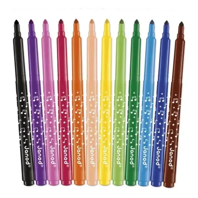 Janod Duurzame markers x12