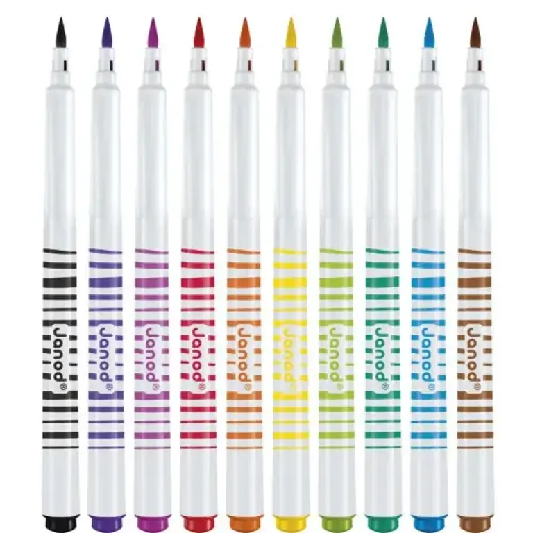 Janod Penseelpennen x10