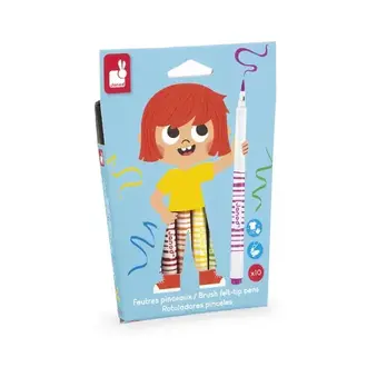 Janod Penseelpennen x10