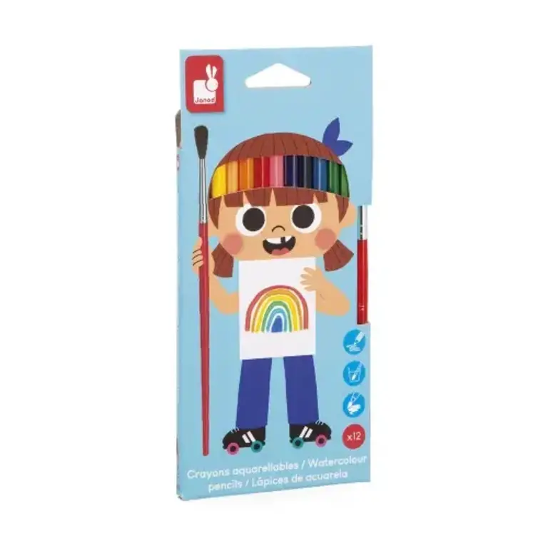 Janod Aquarel potloden x12