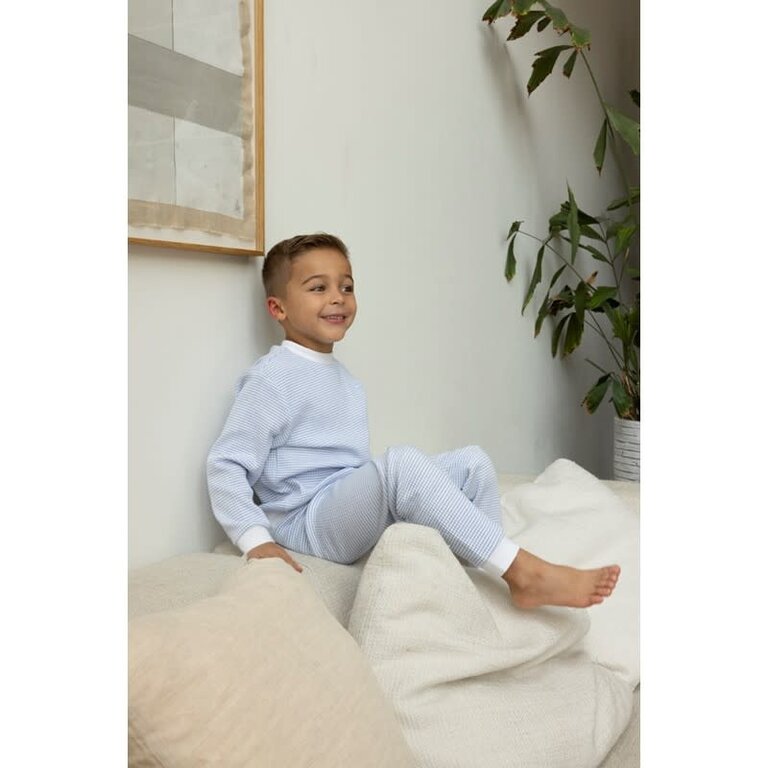 Feetje Wafelpyjama Blauw