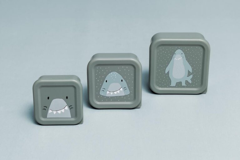Trixie Snackbox set - 3-delig - Mr. Shark