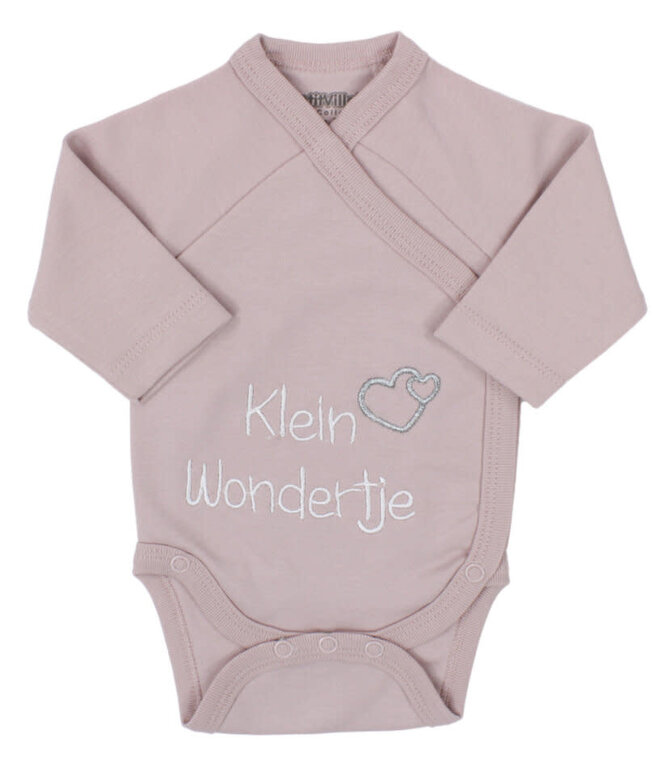 Petit Villain Romper - Klein Wondertje - Oudroze 3M