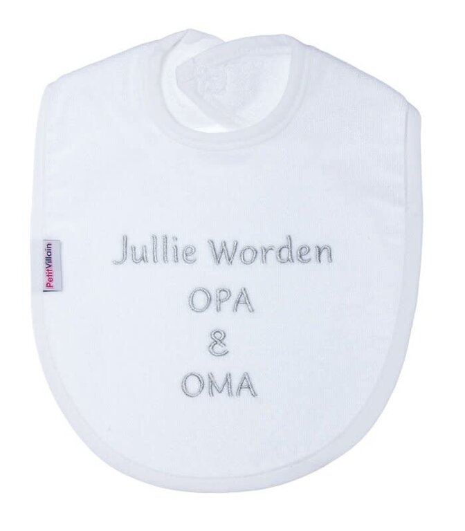 Slab - Jullie Worden Oma & Opa - Wit/Grijs