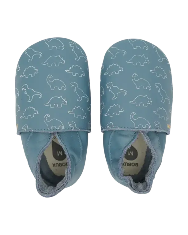 Bobux Soft Soles - Dino Blue S