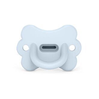 Suavinex Butterfly SX Pro 0/6M Colour Essence siliconen fopspeen Blauw