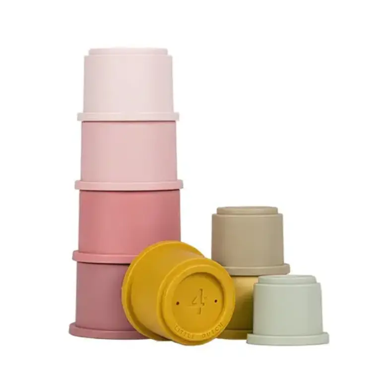 Little Dutch Stapelbekers Roze
