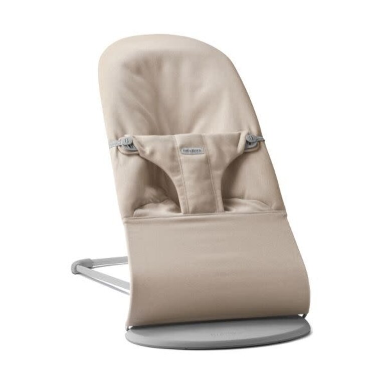 BabyBjörn Bouncer Bliss, geweven melange, lichtbeige