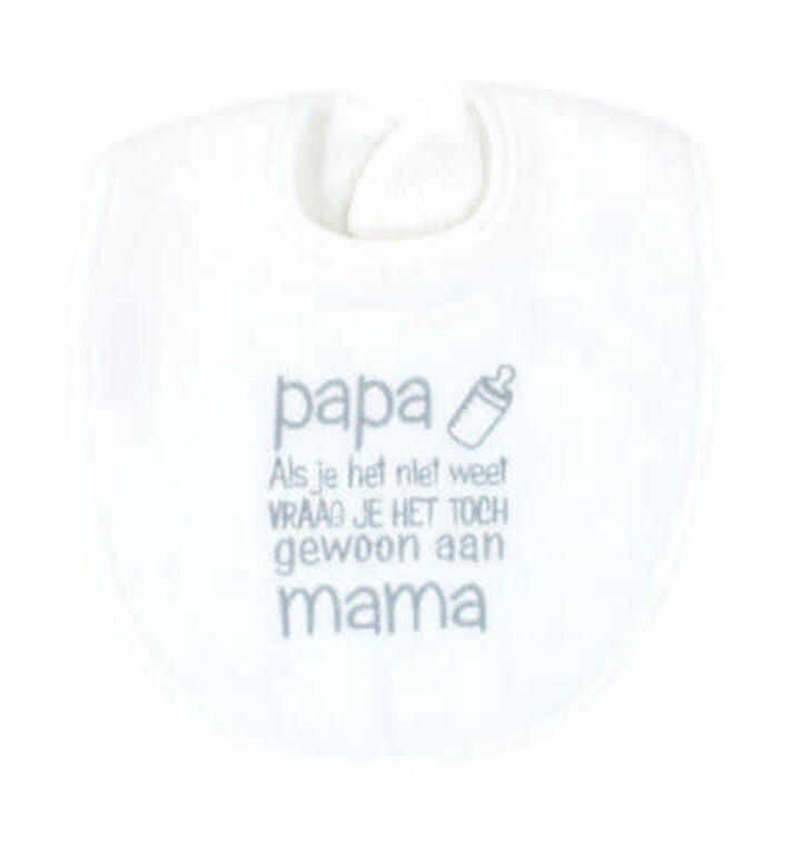 Petit Villain Slab - Papa Niet Weet - Wit/Grijs