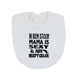 Petit Villain Slab - Ik Ben Stoer, Mama Sexy - Wit/Zwart