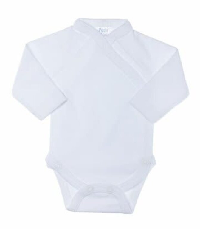 Petit Villain Prematuur Romper Wit 44