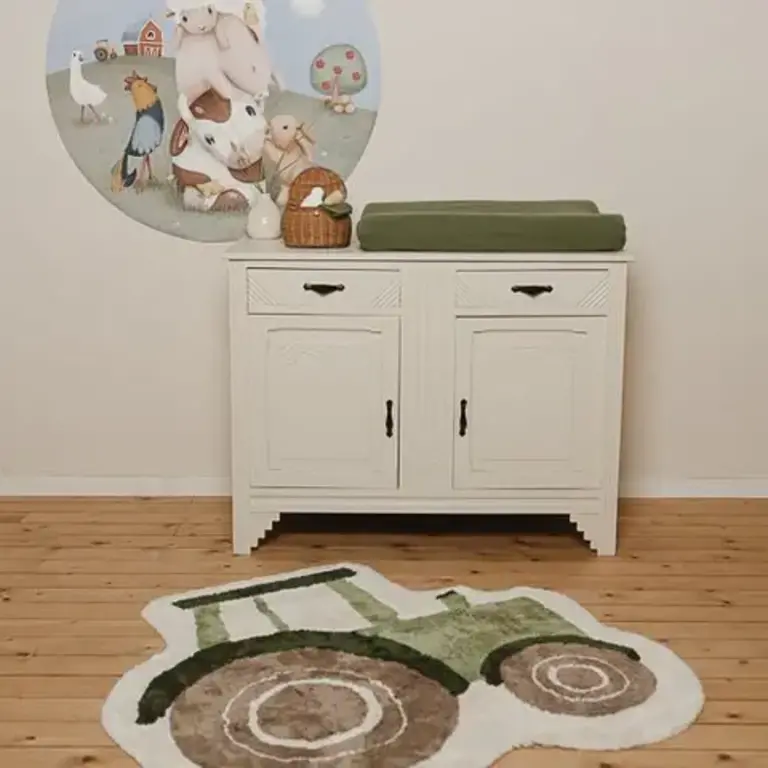 Little Dutch Vloerkleed Tractor - 100x110 cm