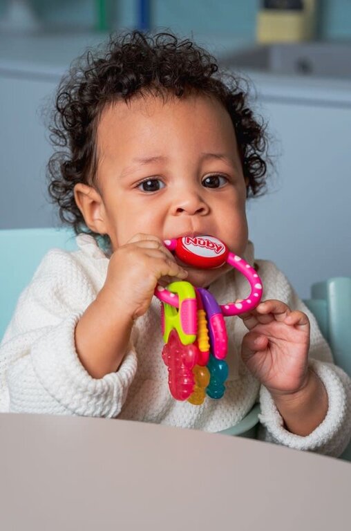 Nuby Koelbijtsleutels - Roze - 3M+