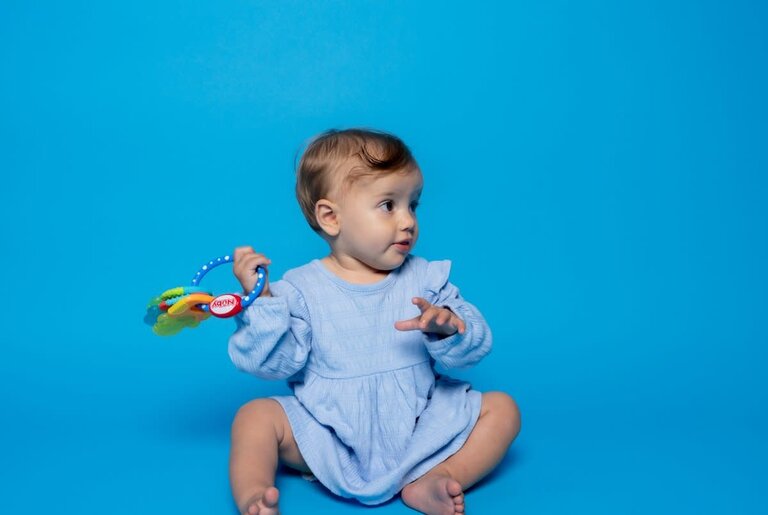 Nuby Koelbijtsleutels - Blauw - 3M+