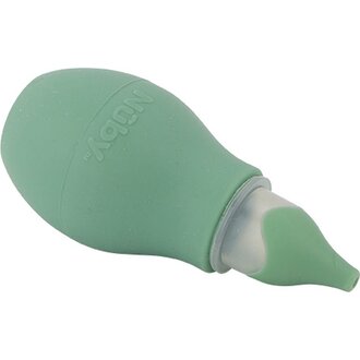 Nuby Neuspeer + Oorreiniger met Softtip - Groen