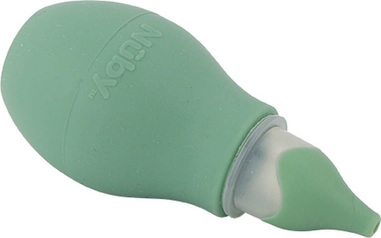 Nuby Neuspeer + Oorreiniger met Softtip - Groen