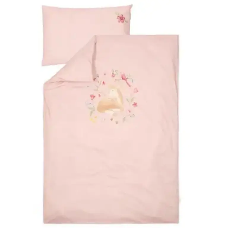 Little Dutch Ledikant dekbedovertrek - Roze - Fairy Garden - Fairy Blossom