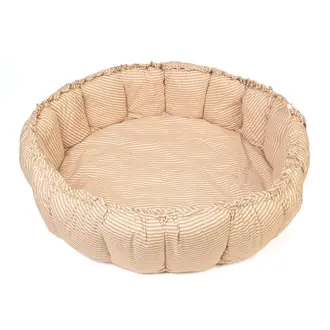 Play & Go Bloom Stripes Brown Organic Babymat