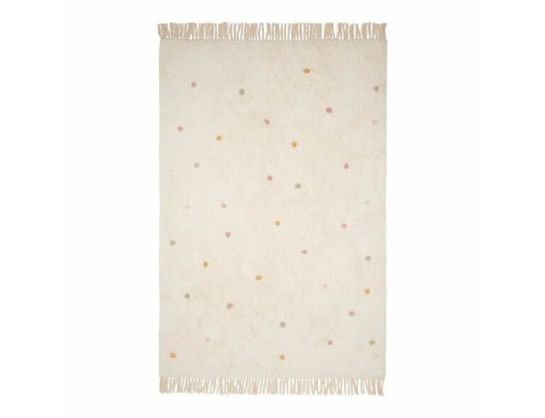 Little Dutch Vloertapijt Dots Pink - 120x170cm