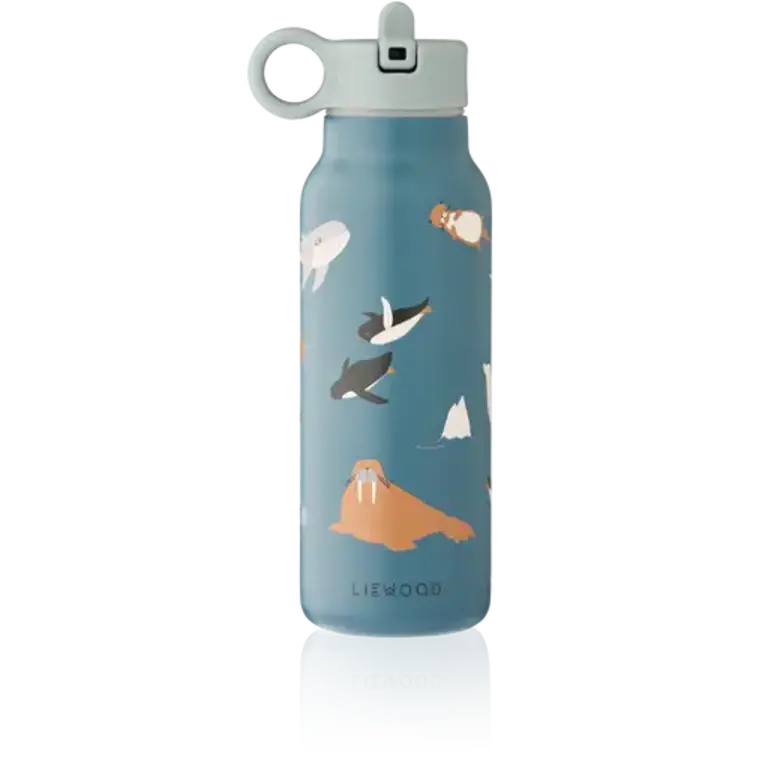Liewood Falk Water Bottle 350 ml - Arctic Sea/Ocean View