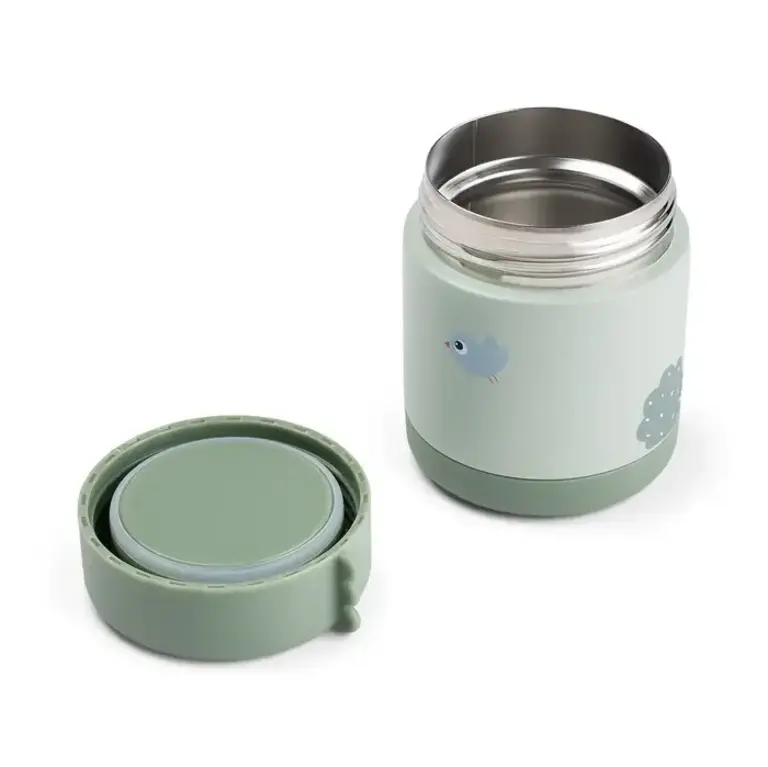 Done by Deer Insulated food jar - Playground - Green - 300 ml
