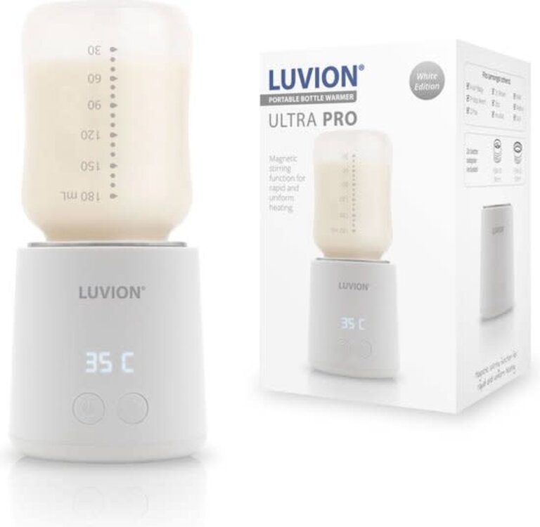 Luvion Ultra Pro Draagbare Flessenwarmer Wit