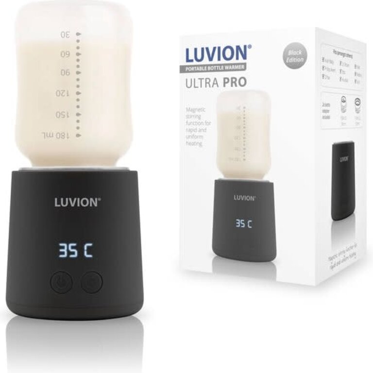 Luvion Ultra Pro Draagbare Flessenwarmer Zwart