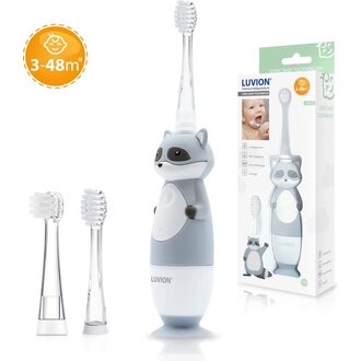 Luvion Elektrische Tandenborstel 400S Sonisch Wasbeer Grijs