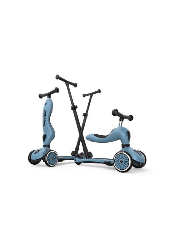 Scoot and Ride Highwaykick 1 - Push & Go - Steel