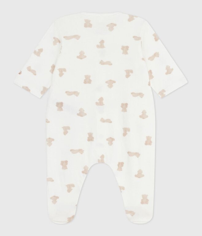 Petit Bateau Babypyjama in tubic met berenprint