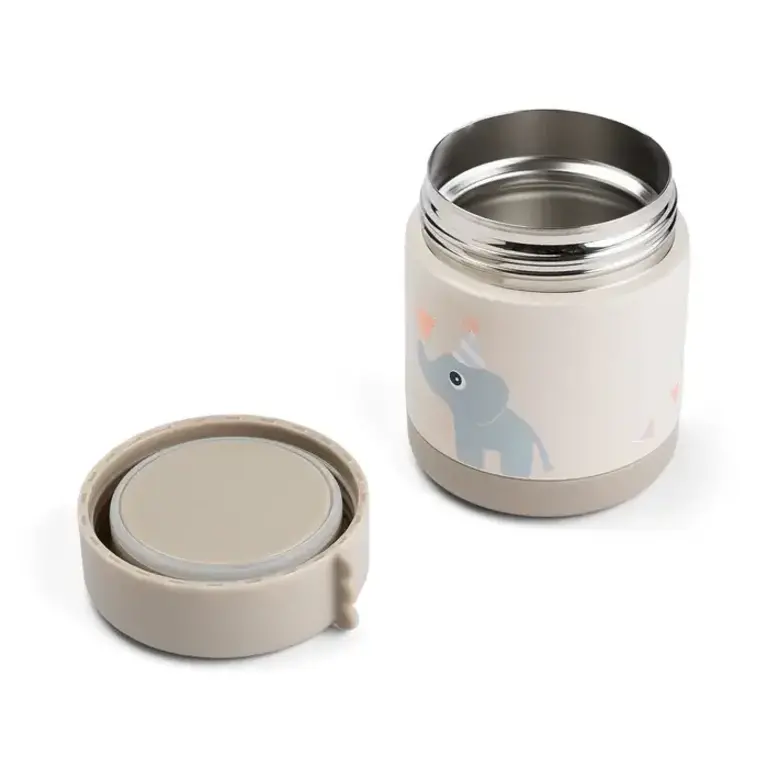 Done by Deer Insulated food jar - Celebration - Sand - 300 ml